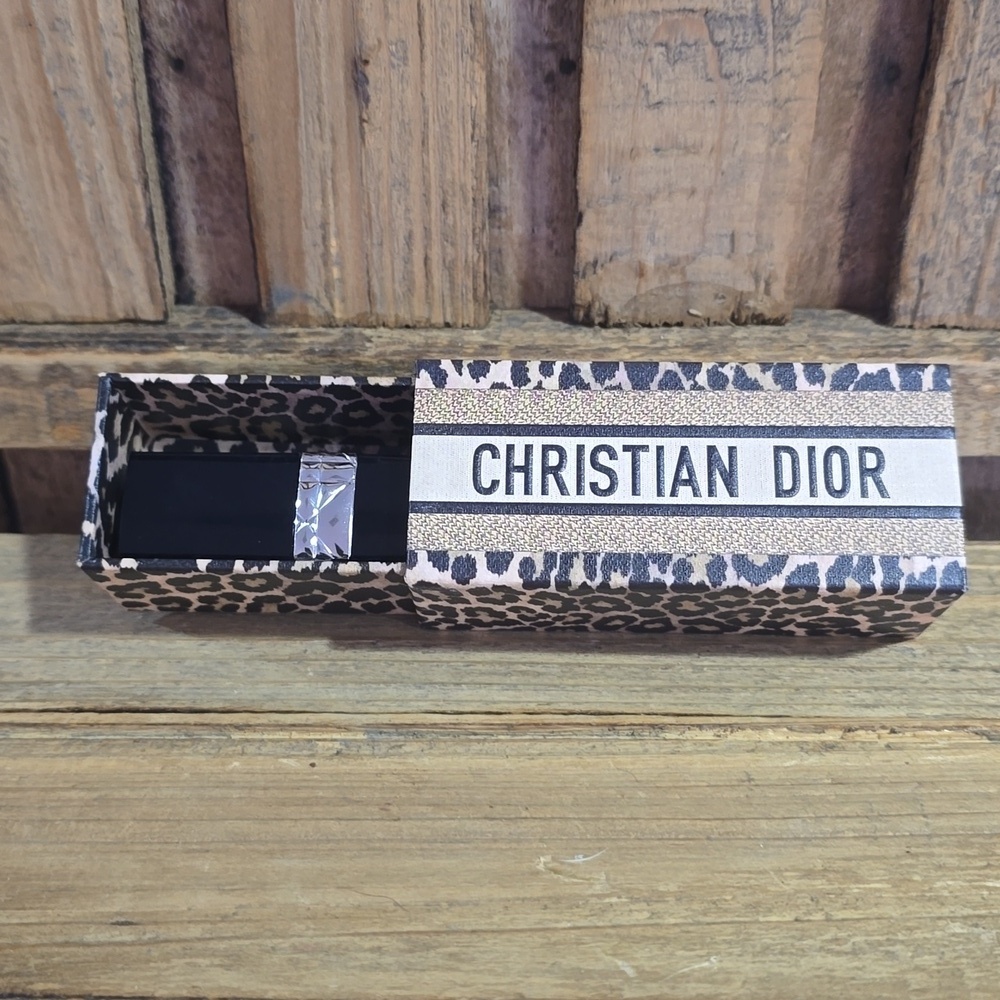 Christian Dior Mitzah Leopard Print Lipstick Case Limited Edition With Lipstick - Picture 4 of 4